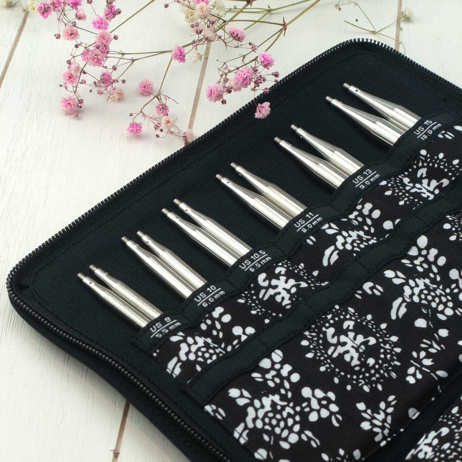 ChiaoGoo TWIST Red Lace d'Aiguilles Circulaires - Set Large 13 cm (5.00 – 10.00mm)