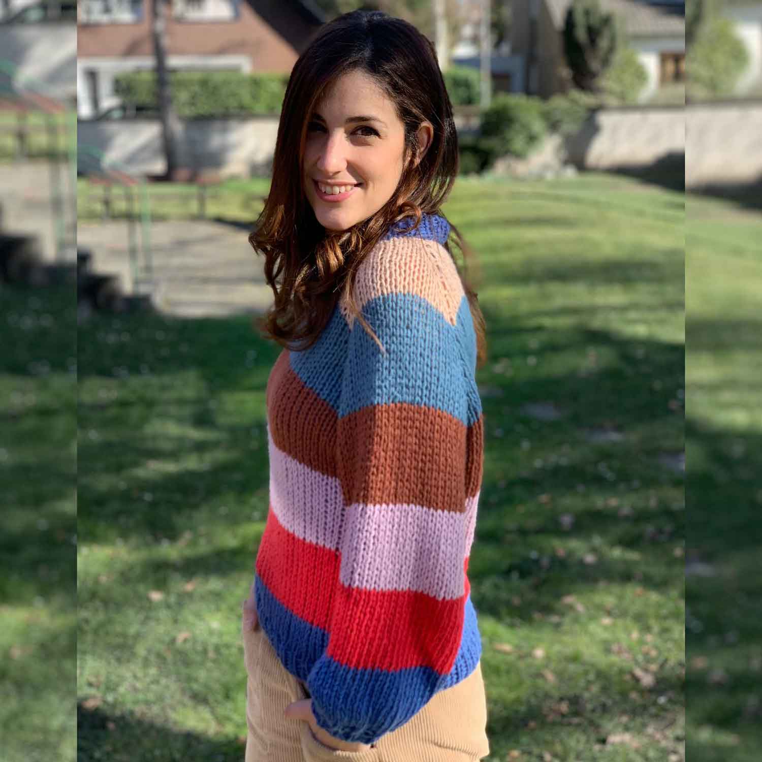 PATTERN | TOPSY TURVY RAINBOW PULLOVER