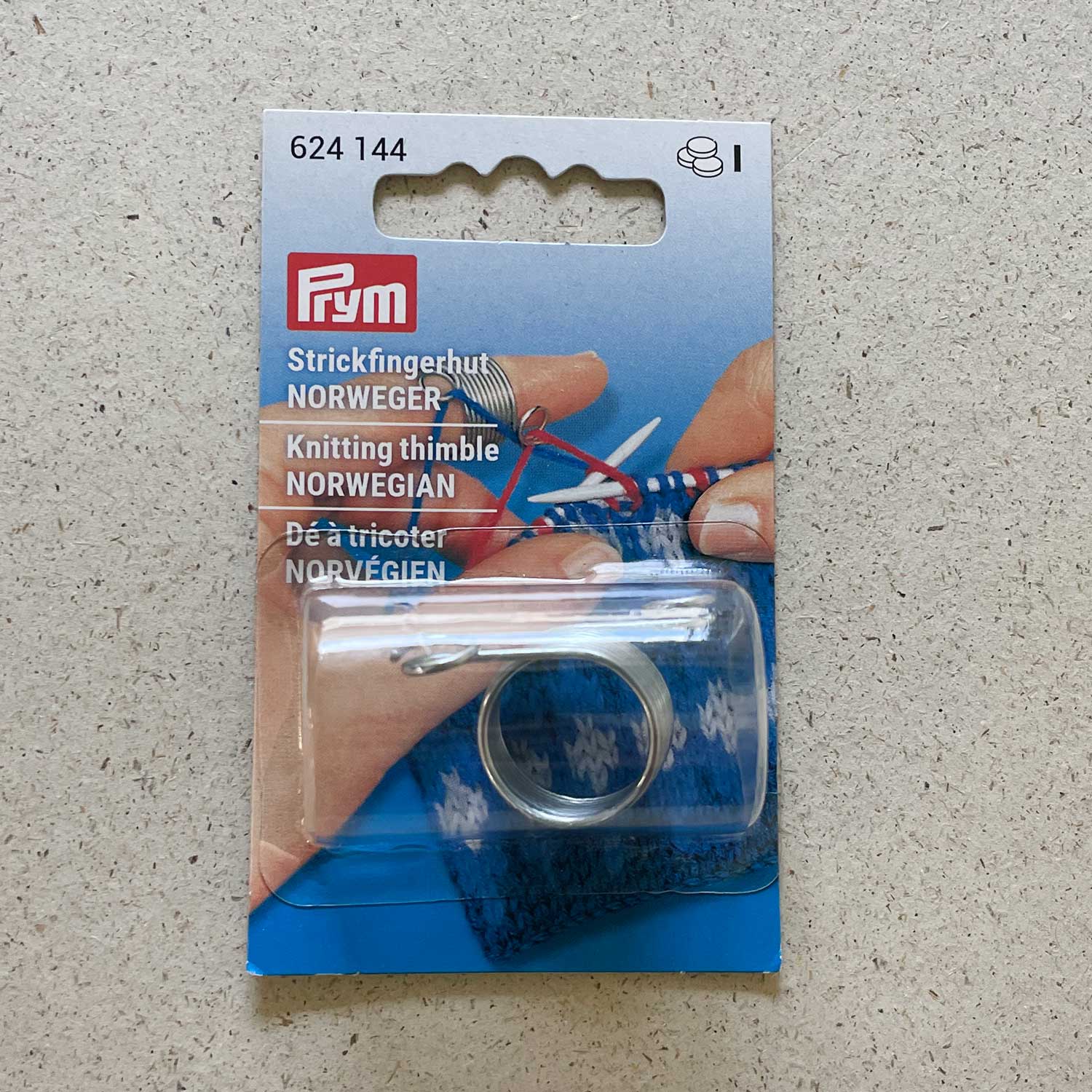 SPIRAL THIMBLE FOR FAIR ISLE AND NORWEGIAN KNITTING