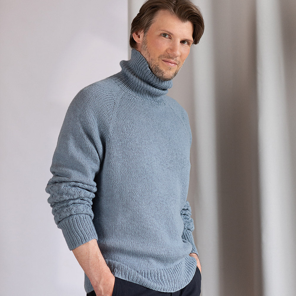 Patrón | del Pullover de Cuello Alto Norbu