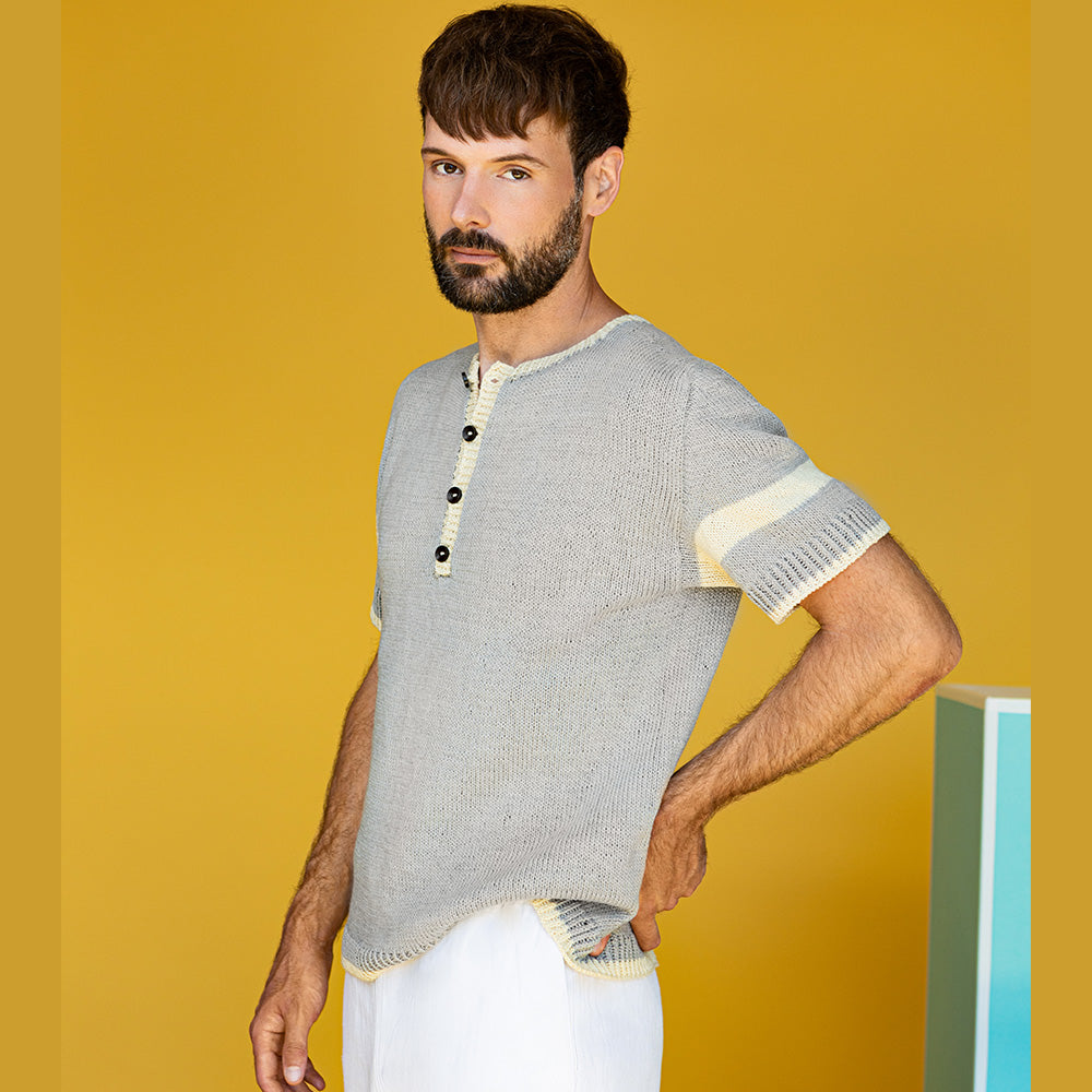 STRICKANLEITUNG | HERRENSHIRT DELBEE