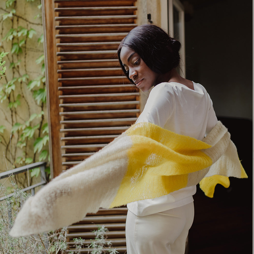 STRICKANLEITUNG | STOLA MANDISA