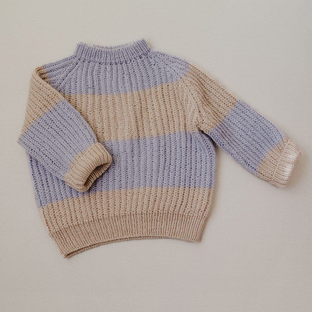 STRICKANLEITUNG | BABY PULLOVER PEPITO