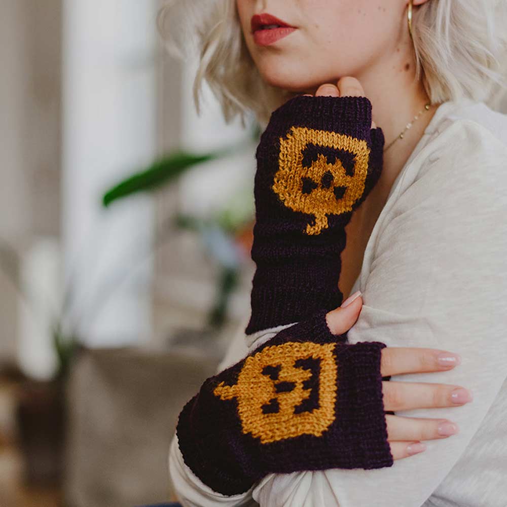 PATRÓN | GUANTES DE HALLOWEEN PUMKY