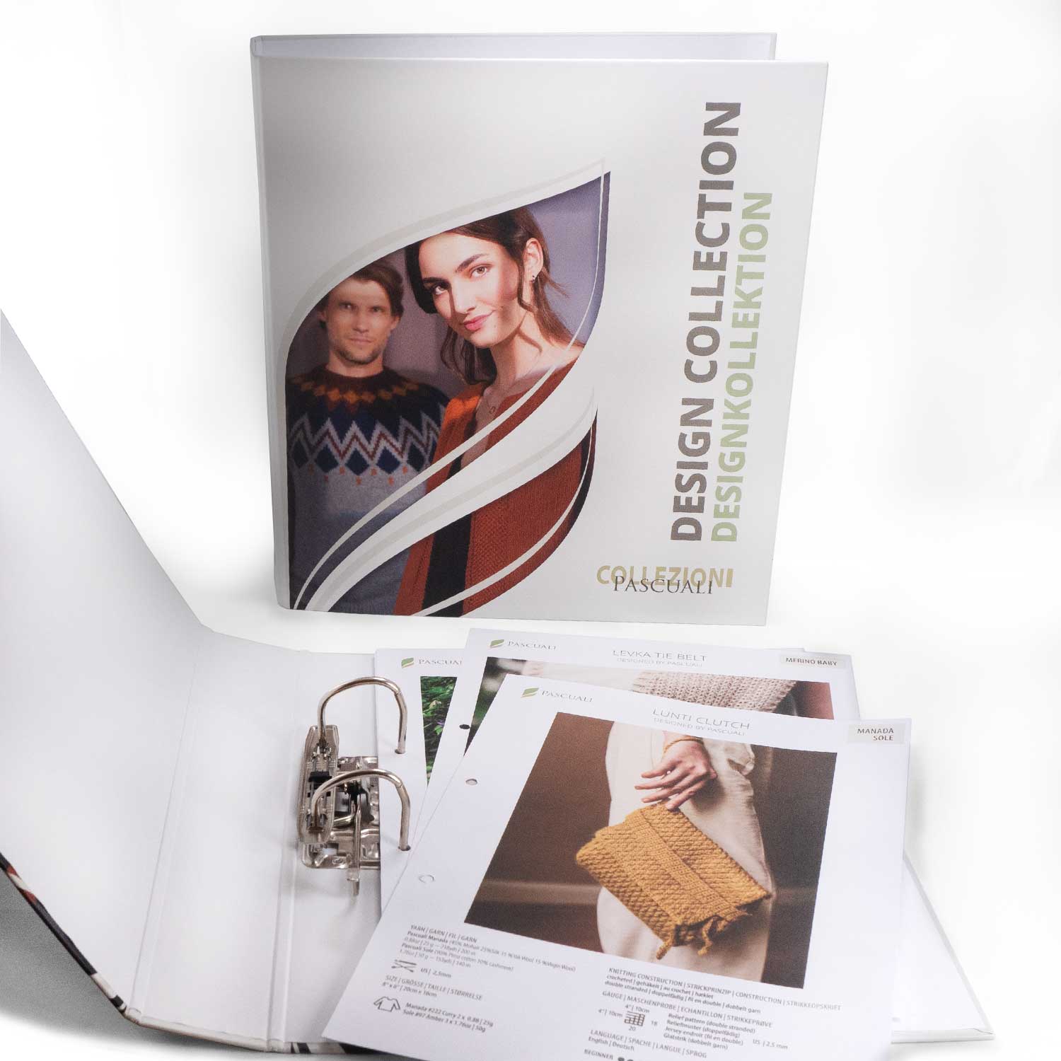 Ordner für Häkel- und Strickanleitungen