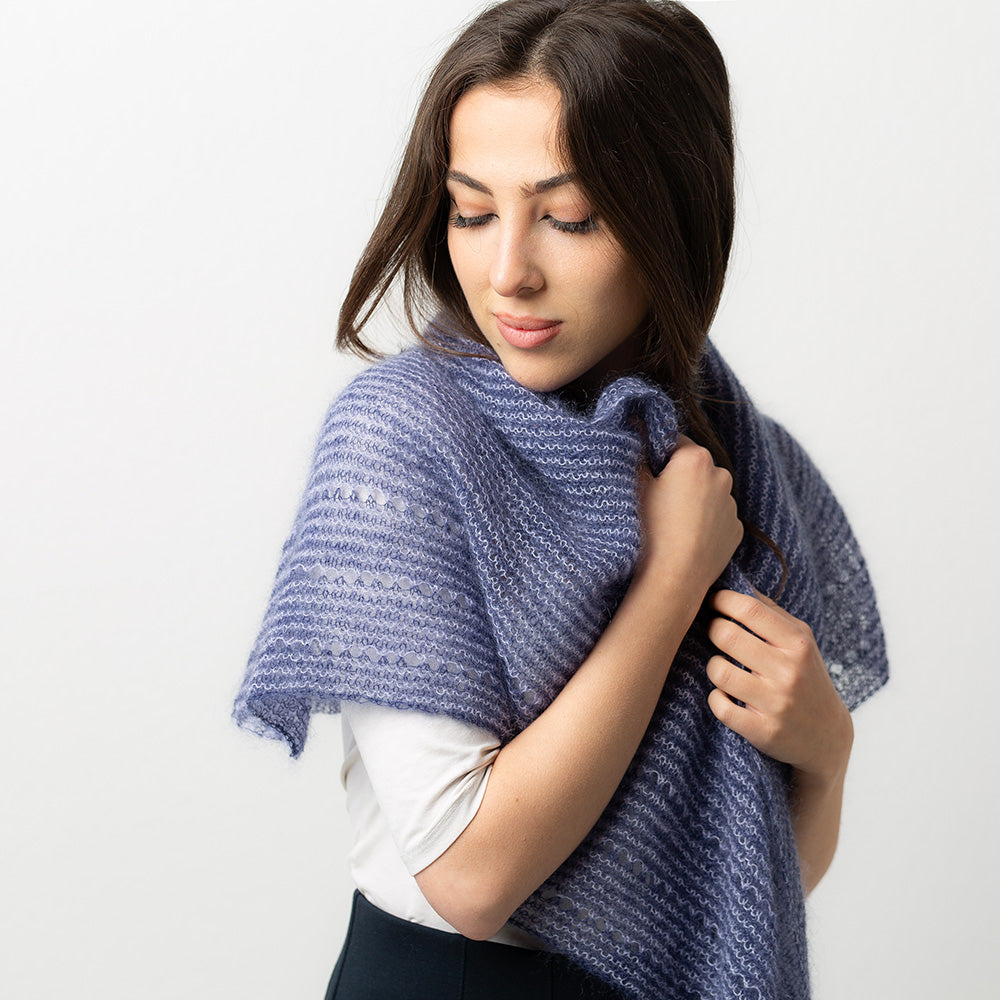 PATRÓN | CHAL STRIPED FEATHER