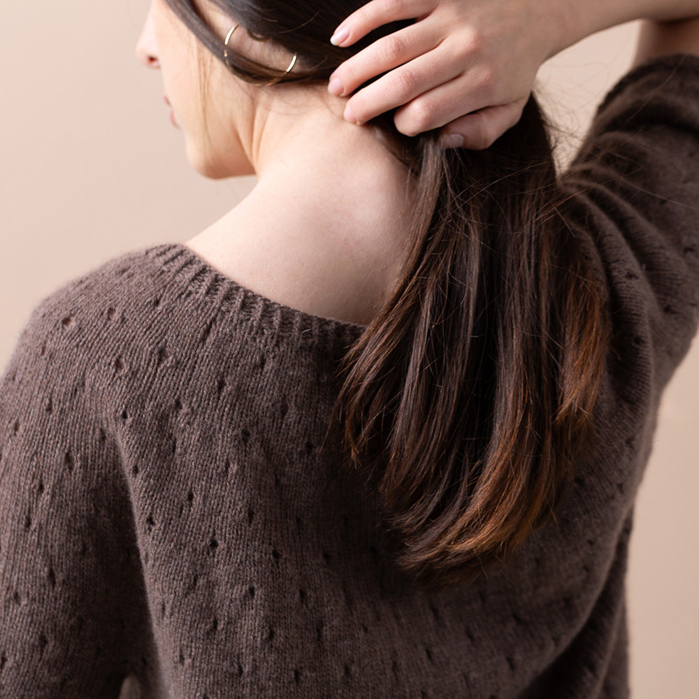 MODÈLE Shirt Ajour Stitch | T-shirt à Motif Ajour | T-shirt pour Femme | Pascuali