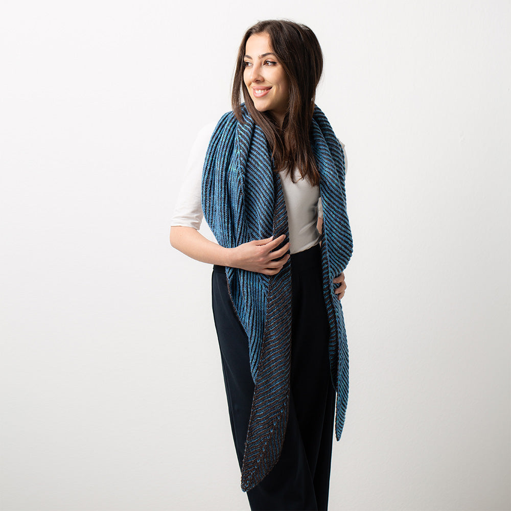 STRICKANLEITUNG | STOLA TWISTED TRAPEZE