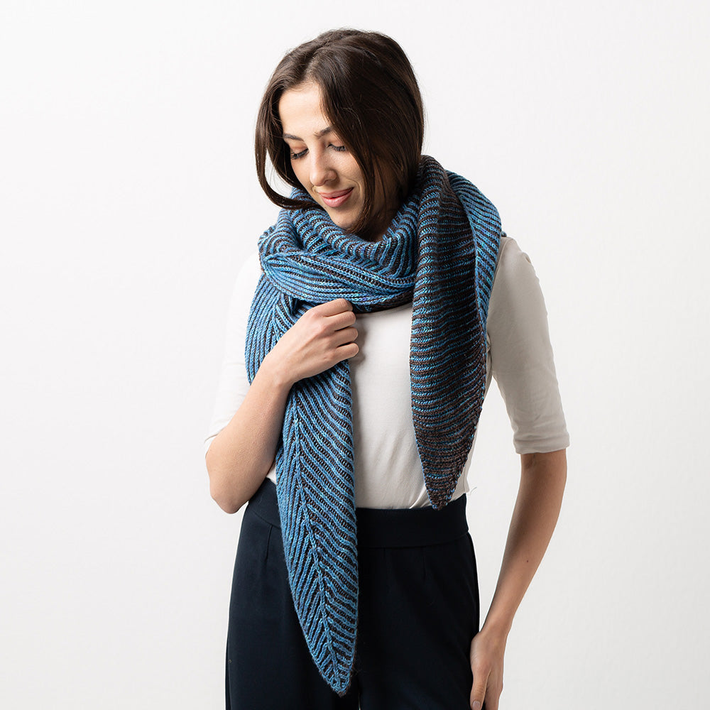 STRICKANLEITUNG | STOLA TWISTED TRAPEZE