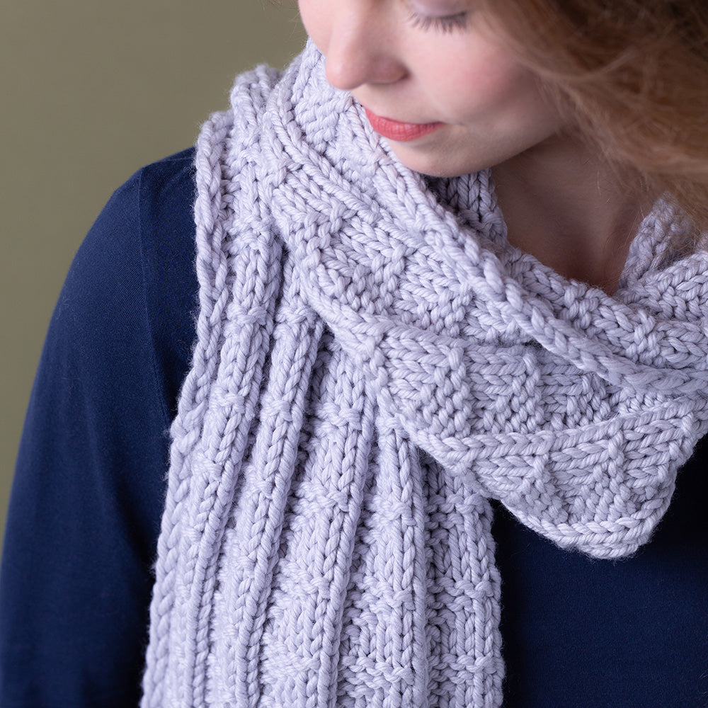 STRICKANLEITUNG | SCHAL GRAPHIC VOLUME