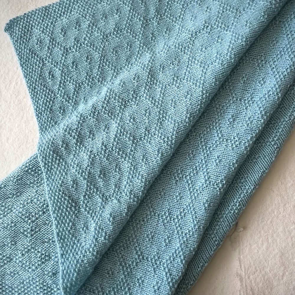 STRICKANLEITUNG | BABYDECKE LITTLE DIAMONDS