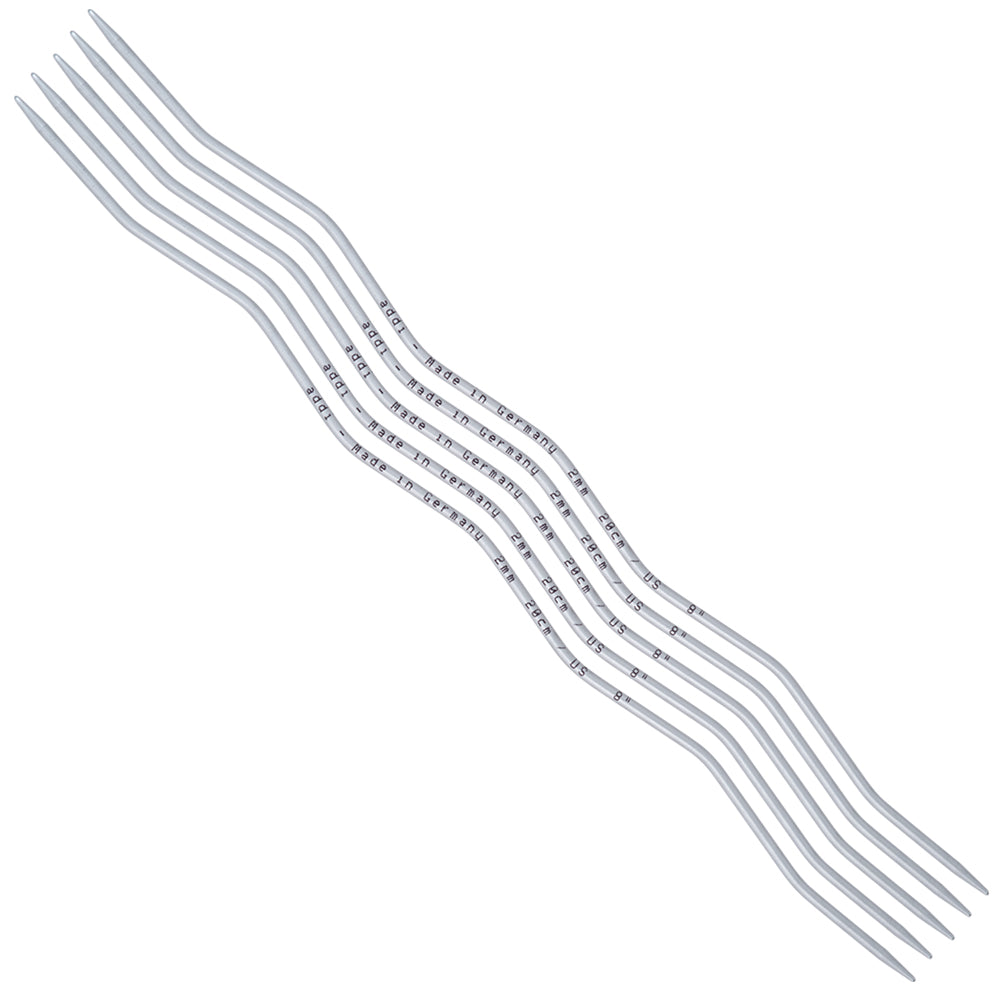 addiCraSySnake Lace Double‑Pointed Needles – 15 and 20 cm (2–4.5 mm)