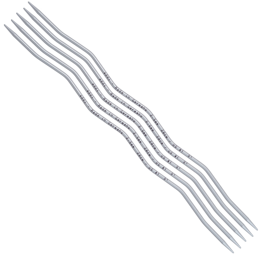 addiCraSySnake Lace Double‑Pointed Needles – 15 and 20 cm (2–4.5 mm)