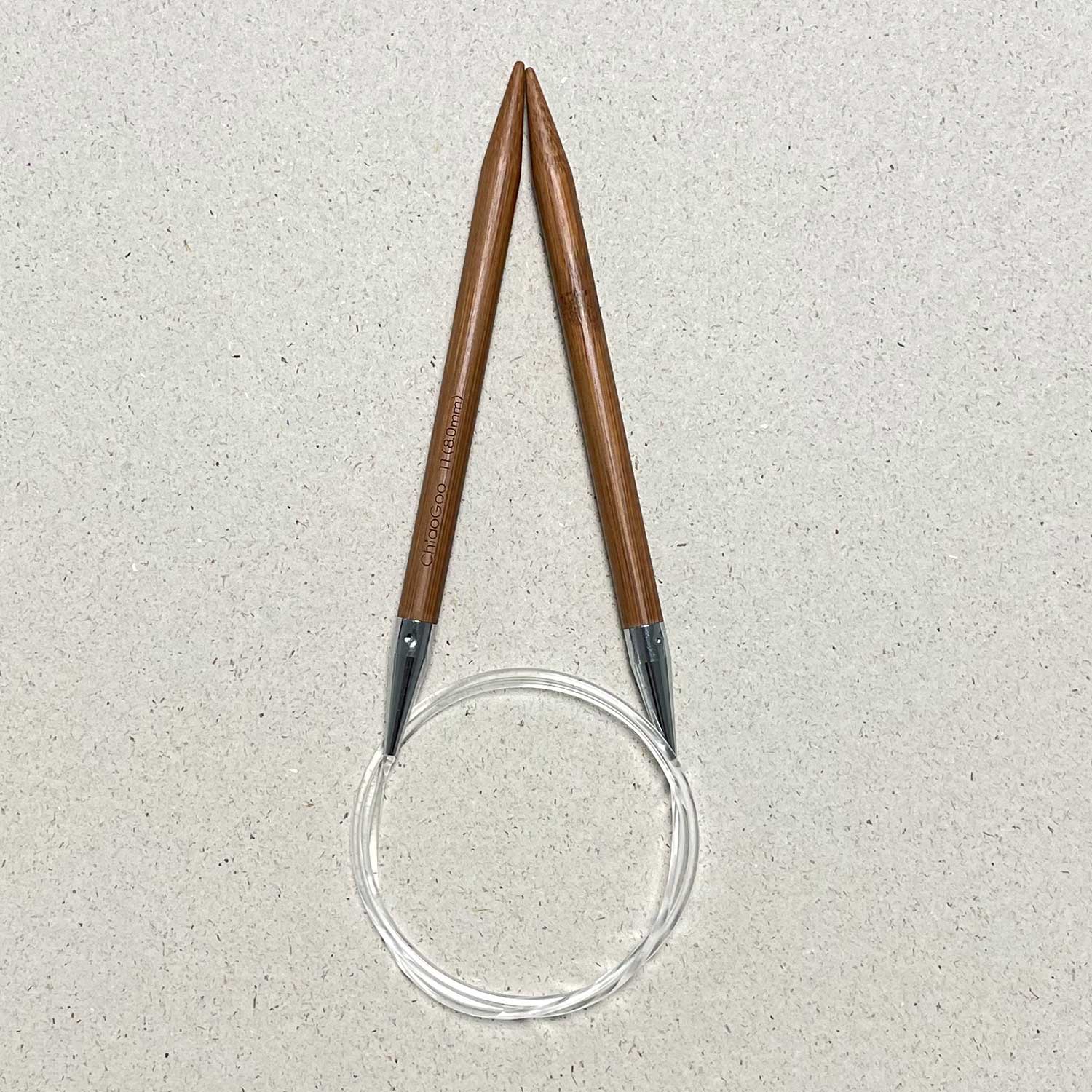 ChiaoGoo Bamboo Patina Circular Needles (2–10 mm) - Lengths: 23, 30, 40, 80 cm