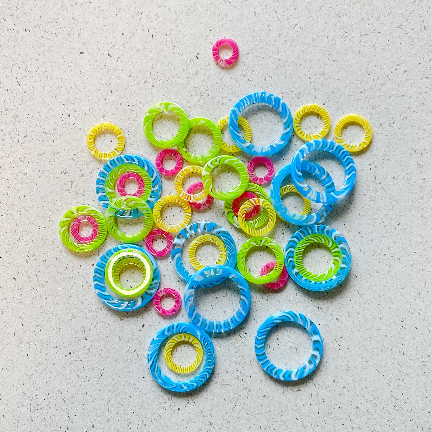 Marcadores de puntada ChiaoGoo Marcadores de puntada de resina sintética