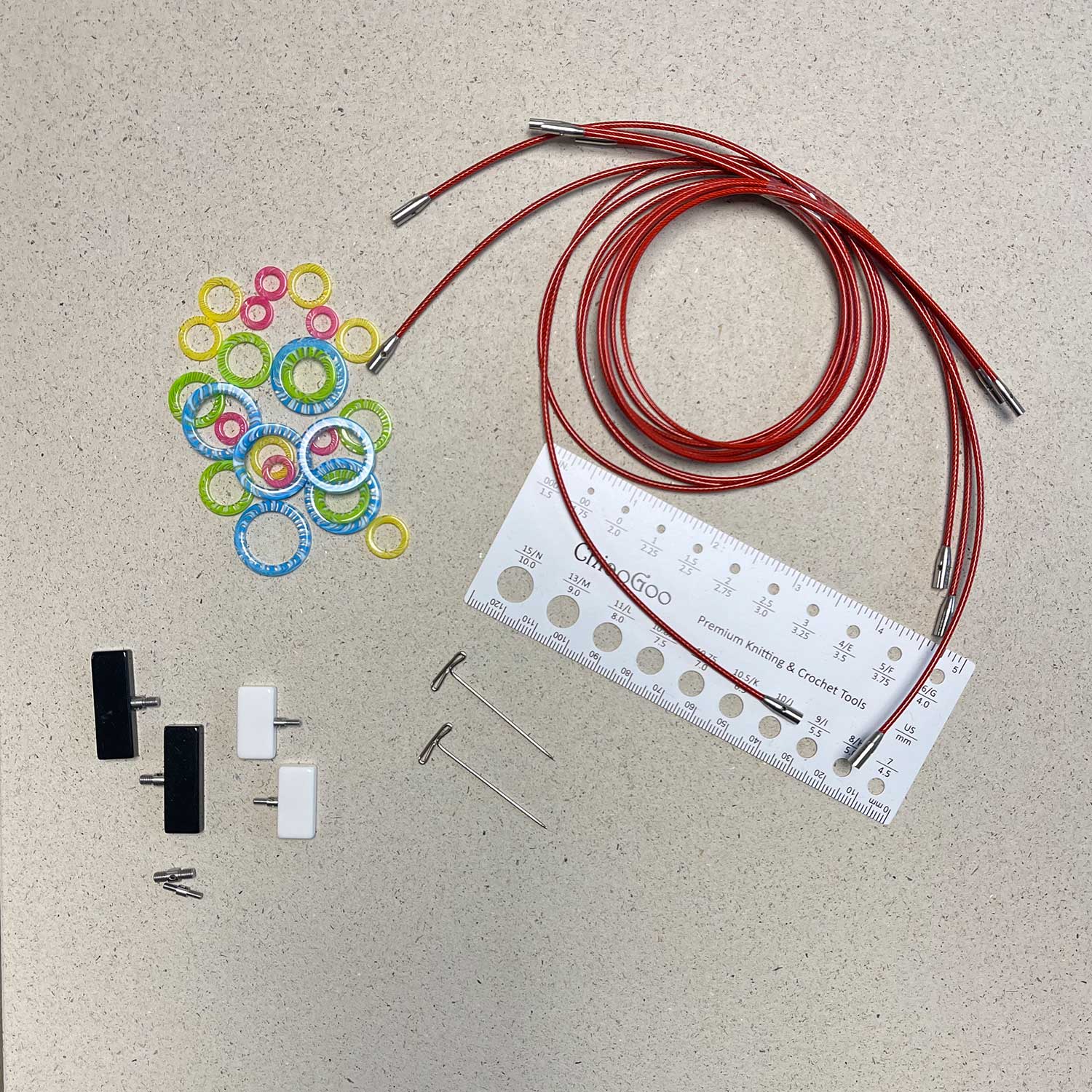 ChiaoGoo TWIST RedLace Set Complete Circular Knitting Needle Set (2.75 - 10mm)