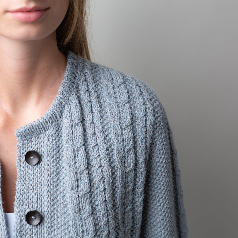 STRICKANLEITUNG | MOSS TWIST CARDIGAN