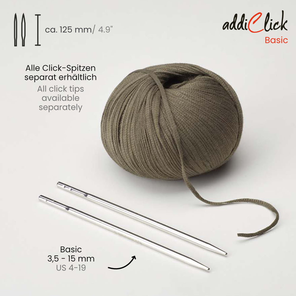 addiClick Basic Long Spitzen - einzeln (3,5 - 10 mm)