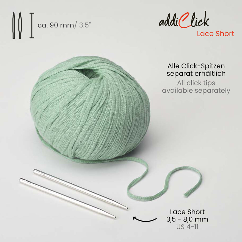 addiClick Lace Short Spitzen (3,5 - 8 mm)