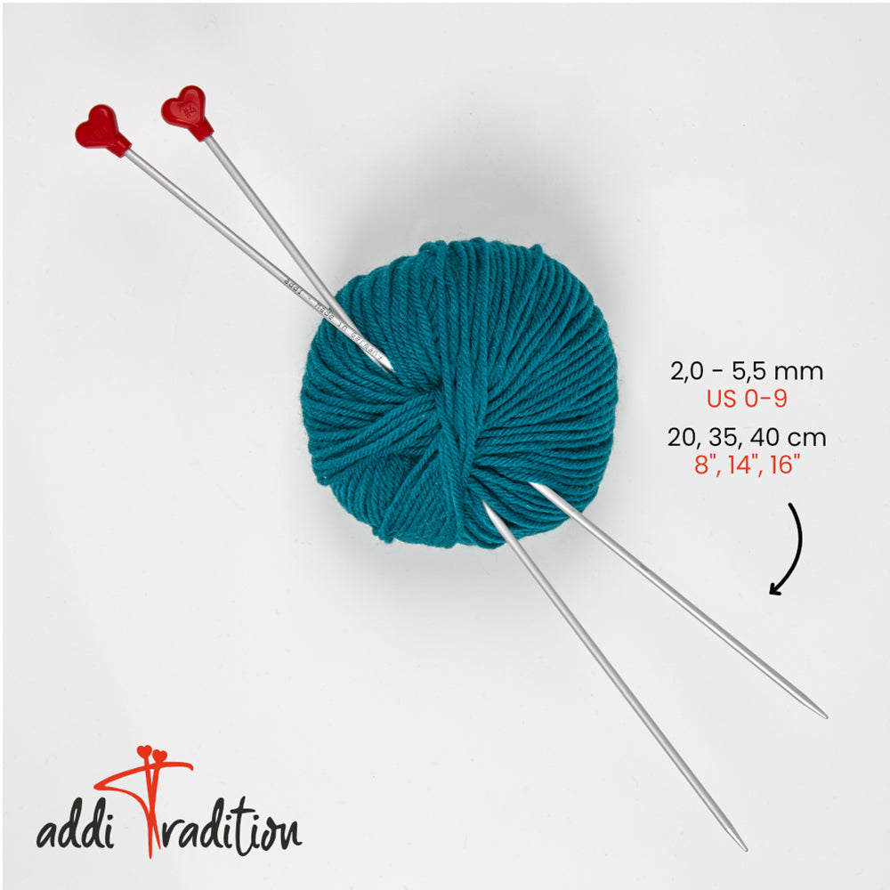addiTradition Jackenstricknadel - einzeln (2 - 5,5 mm)