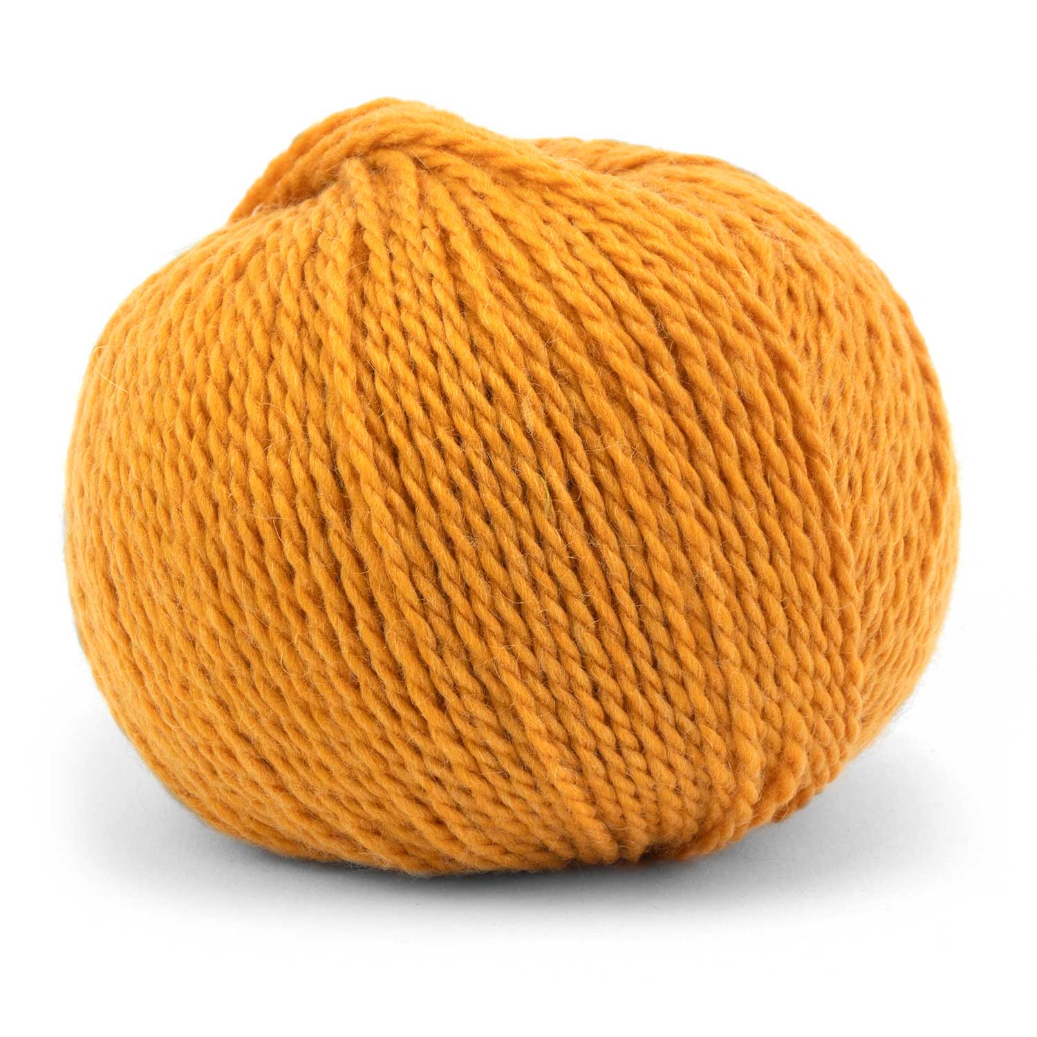 laine jaune merinos à tricoter. 50G/100M - Aiguilles: 4 à 4.5 mm