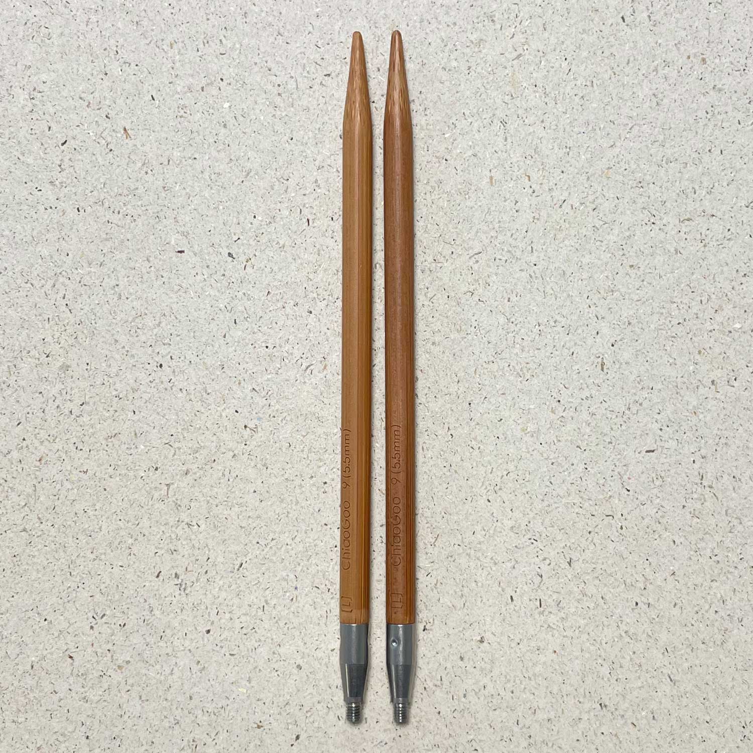 Agujas Intercambiables Spin Bamboo de Chiaogoo - 13 cm