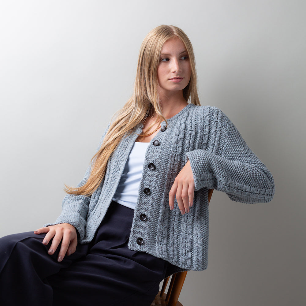 STRICKANLEITUNG | MOSS TWIST CARDIGAN