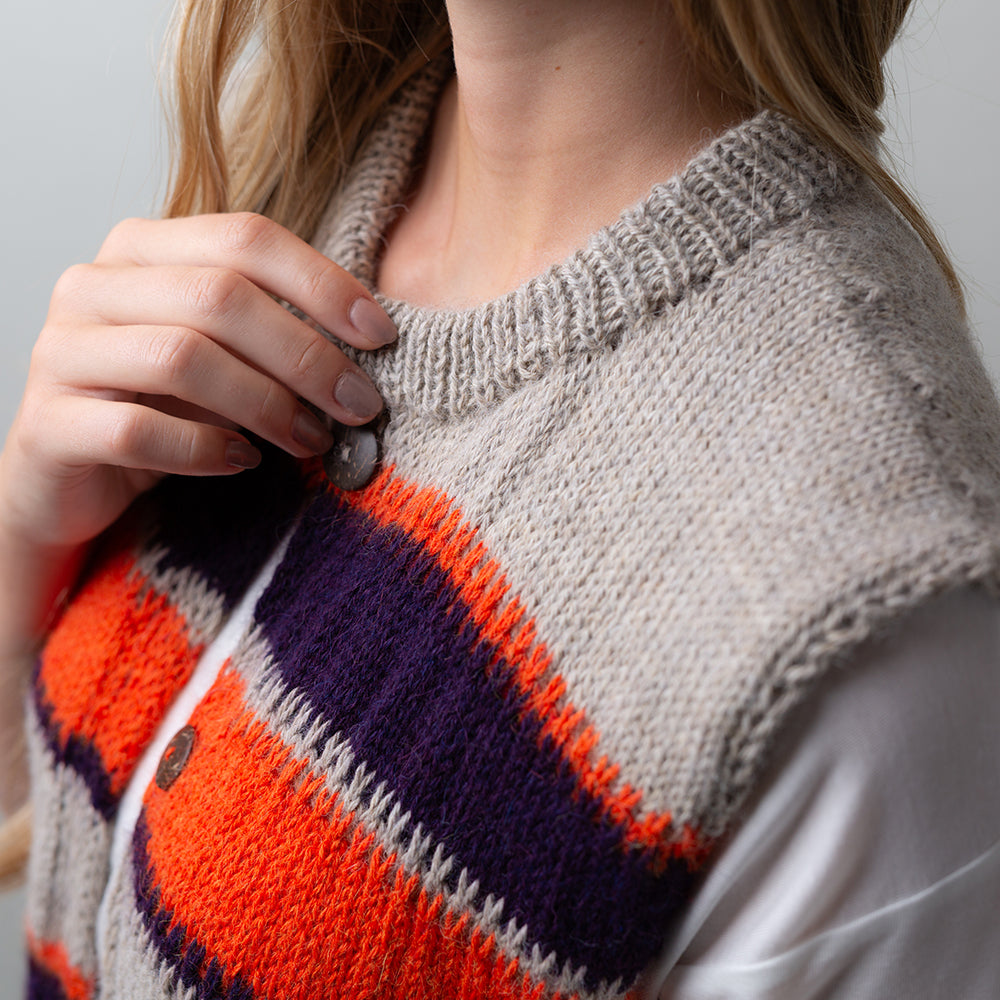 STRICKANLEITUNG | SLIPPED COLOR VEST