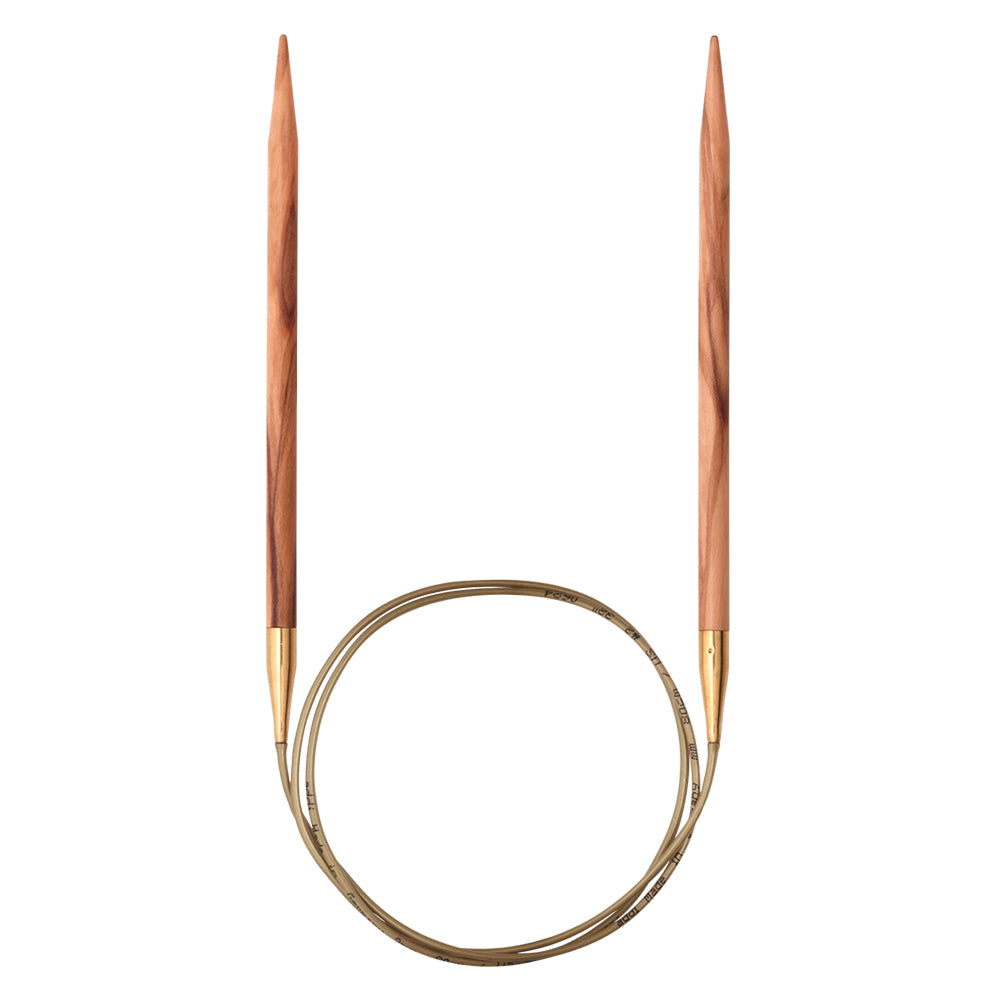 addiNature Olive Wood Circular Needle – single (3–12 mm)