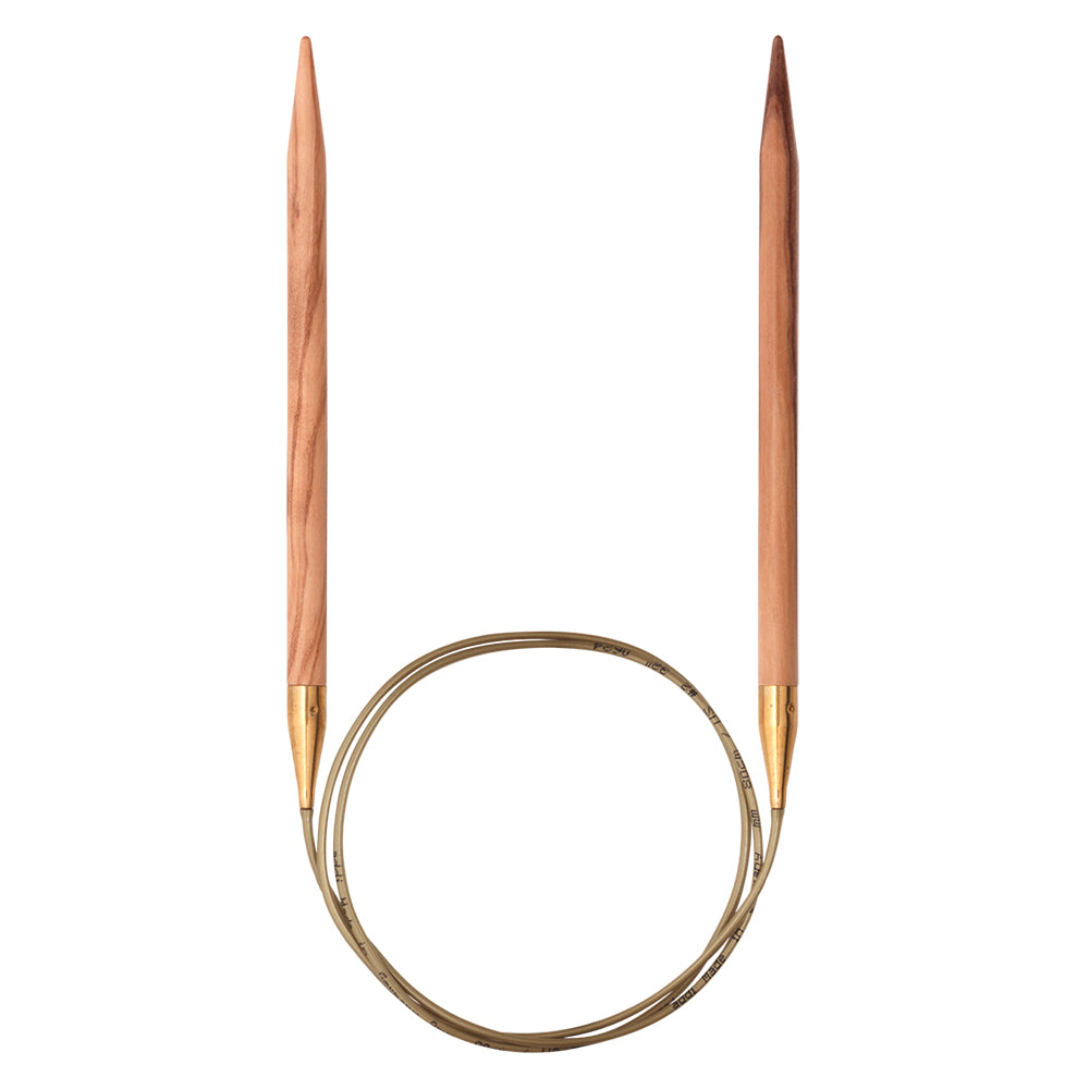 addiNature Olive Wood Circular Needle – single (3–12 mm)