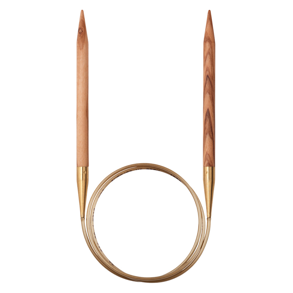 addiNature Olive Wood Circular Needle – single (3–12 mm)