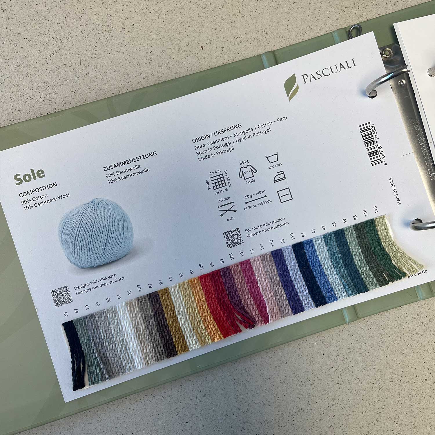 SAMPLE CARDS | COLOR CARDS