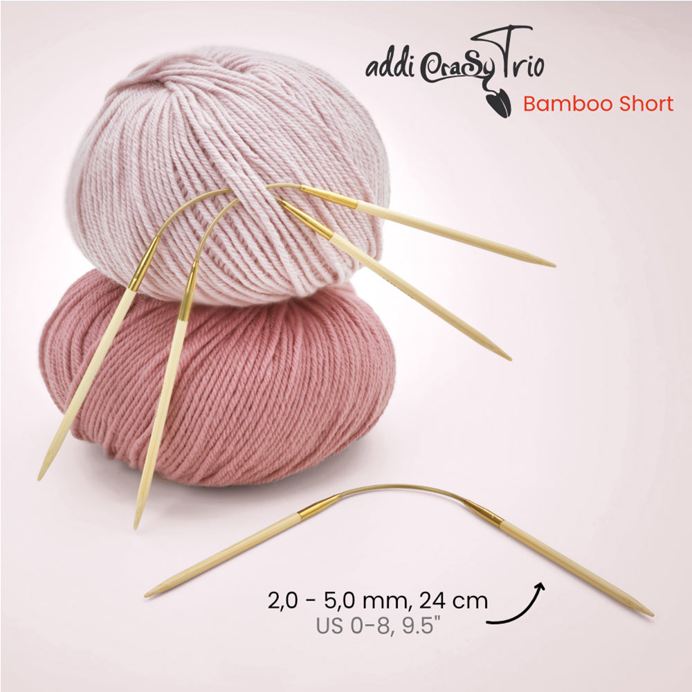 addiCraSyTrio Bamboo Short – unité 24 cm (2–5 mm)