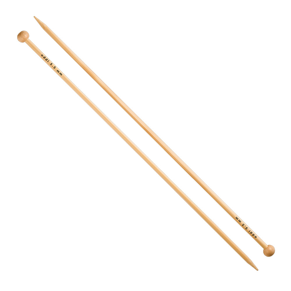 addiNature Bamboo Jackenstricknadel – einzeln (2–9 mm)