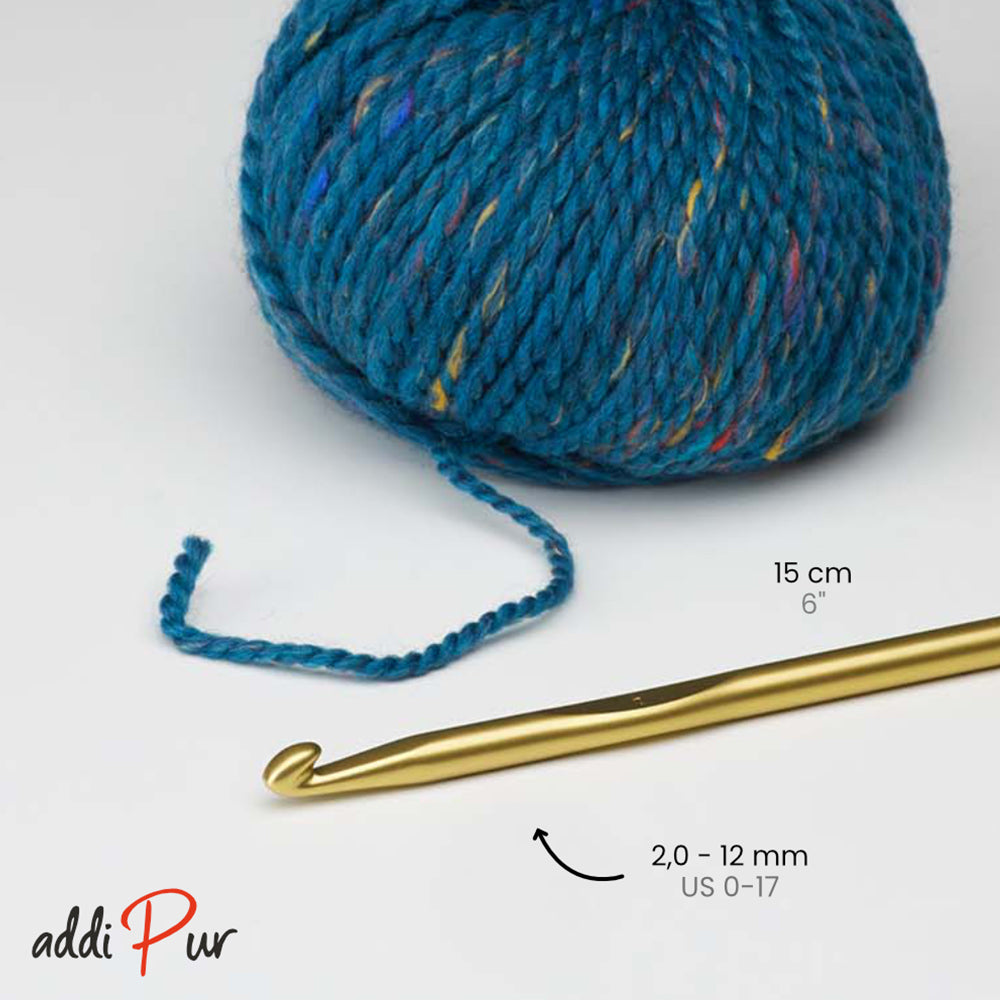 Crochet pour laine addiPur – unité (2–8 mm)