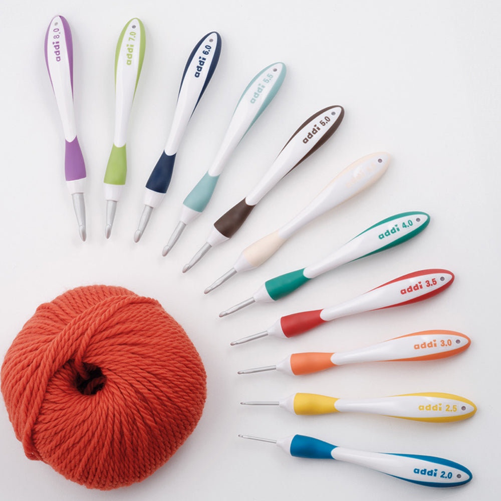 addiSwing Wollhäkelnadel - einzeln (2 - 8 mm)